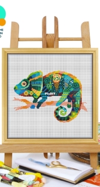 Awesome Pattern Studio - CS567 - Mandala Chameleon XSD