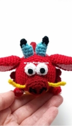 Delinlea - Danielle - Mushu Tsum Tsum Amigurumi - Free