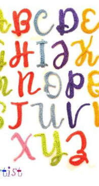 Home Artist - Uppercase Letters Calligraphy 1 and  Lowercase Letters Calligraphy 1