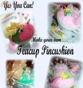 Mamas Little Treasures-Tea Cup Pincushion
