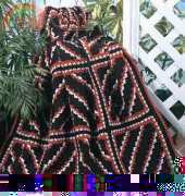 House of White Birches - Navajo Diagonal Squares Crochet Afghan by Katherine Eng - Free