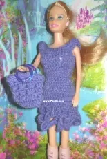 Maguinda Bolsón - Charo dress and bag set for dolls