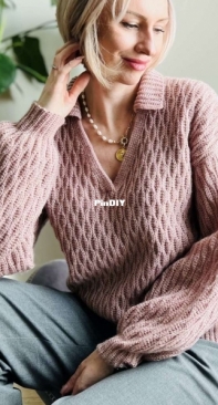 Crochet together - Svetlana Kochkina - Светлана Кочкина - Pullover Honeycombs - Пуловер Honeycombs - Russian