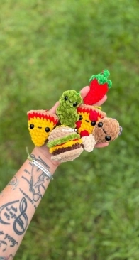 Just A Mom Crocheting - Skyelar Bryson - Mini foodies Bundle