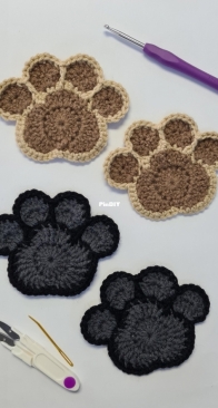 Paw coasters