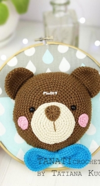 Tanati Crochet - Tatyana/Tatiana Kucherovska - Wall hanging the Bear