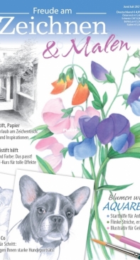 Freude am Zeichnen and Malen/ Enjoy Drawing and Painting Issue 57 - Juni/Juli 2021 -  German