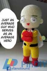 Amigurumi Piano Sound - Nora Dron – Saitama  One punch man amigurumi  - free
