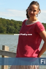 Filcolana-Smoothie Tee by Charlotte Kaae-Danish,English,German-Free