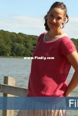 Filcolana-Smoothie Tee by Charlotte Kaae-Danish,English,German-Free