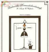 Liebevolle Kreuzstichentwurfe LKE B-156-11 Lulu Belle als Bunny