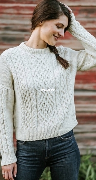 Saven II pullover by Meghan Babin - English
