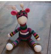 Streifgetier - Petra Kohlstädt  - Funny Striped Giraffe- German