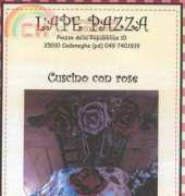 LApe Pazza-Cuscino con rose