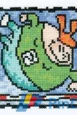 Heritage Stitchcraft Squircles QSHY043 Hayley The High Jumper by Peter Underhill