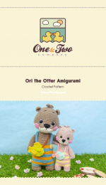 One and Two Company - Carolina Guzman - Ori the Otter Amigurumi
