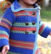 Anji Beane - Pea Coat child size 2-8T