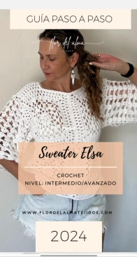 Flor del Alma Tejidos - María Laura Pol - Sweater Elsa - Spanish