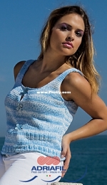 Adriafil-AD48 Acquamarina Top by Adriafil Yarn-Free