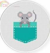 Daily Cross Stitch - Pocket Mouse