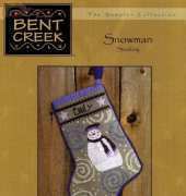 Bent Creek BC1098 Snowman Stocking