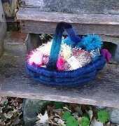 Finished test felted bag 1