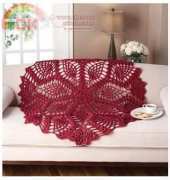 Mary Maxim FP9241 - Lace Pineapple Throw