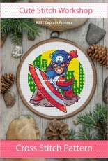 Cute Stitch Workshop #001 - Avengers Captain America