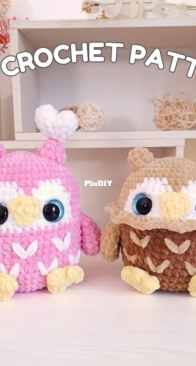 Hugurumi toys / Hugurumi Toys to Hug - Silvia Parascandolo - 2 in 1 Owls