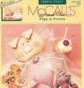 McCalls Creates Fabric Craft 14129 Pigs and Pearls