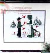 Lynns Prints / Diane Graebner DGX-079 - Christmastime Bird Feeders