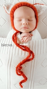 Fox Ears Bonnet by Agnese Iskrova