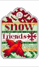 Dimensions 70-08890 Snow Friends Ornaments XSD