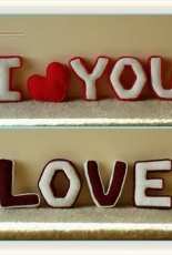 Melles Dezign - 3D Letters Valentine - German