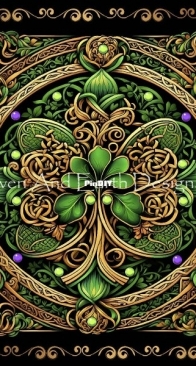 HAED - Mini Celtic Shamrock by Malcom Watson