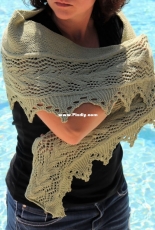 Sweet Sage Shawl by Jeannine Hoeffler