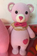 Bunnies and yarn Bily bear