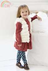 Childs Trendy Fur Vest by Lorna Miser -Free
