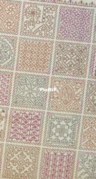 Cliffside - Egyptian Tiles Cross Stitch Blackwork SAL - 2023
