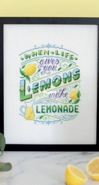 Lemonade by Emma Congdon from Cross Stitch for the Soul PCS + XSD