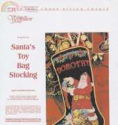 The Vermillion Stitchery 223 Santas Toy Bag Stocking