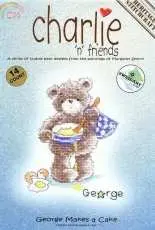 Heritage Stitchcraft CFMC823 - Charlie n Friends - George Makes a Cake by Margaret Sherry
