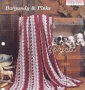 The Needlecraft Shop - Burgundy & Pinks Afghan