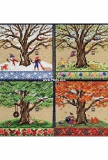 Mill Hill Mighty Oak Quartet MH17-1711, MH17-1712, MH17-1713, MH17-1714