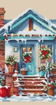 Paradise Stitch - Winter House by Olga Lankevich
