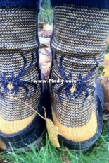 Creepy Crawlers socks by Erica Jackofsky (Fiddle Knits)