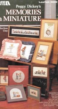 Leisure Arts Leaflet 309 - Peggy Dickeys Memories In Miniature - Collection One