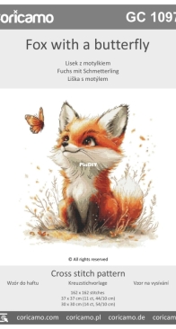 Coricamo - GC 10973 Fox with a Butterfly