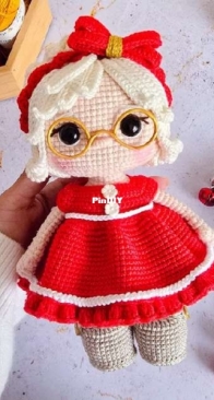 Kalu Crochet - Andry Pinzon - Mrs. Claus - Sra Claus - Spanish