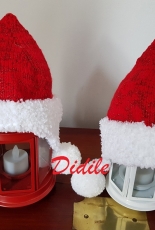 santa hats and boots for twins